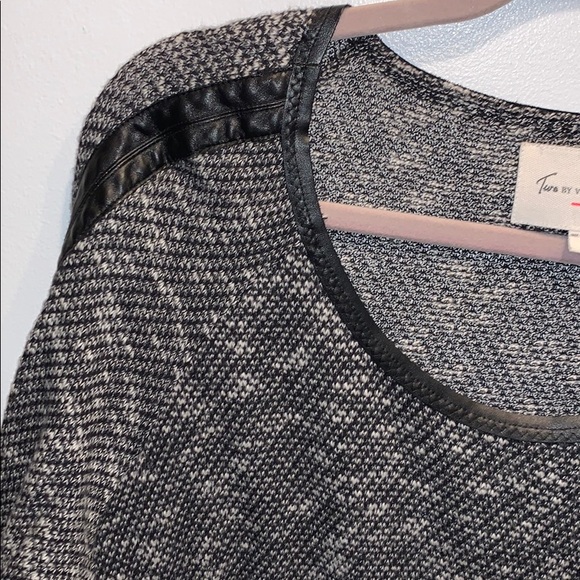 Vince Canute M leather trimmed top - Picture 3 of 6